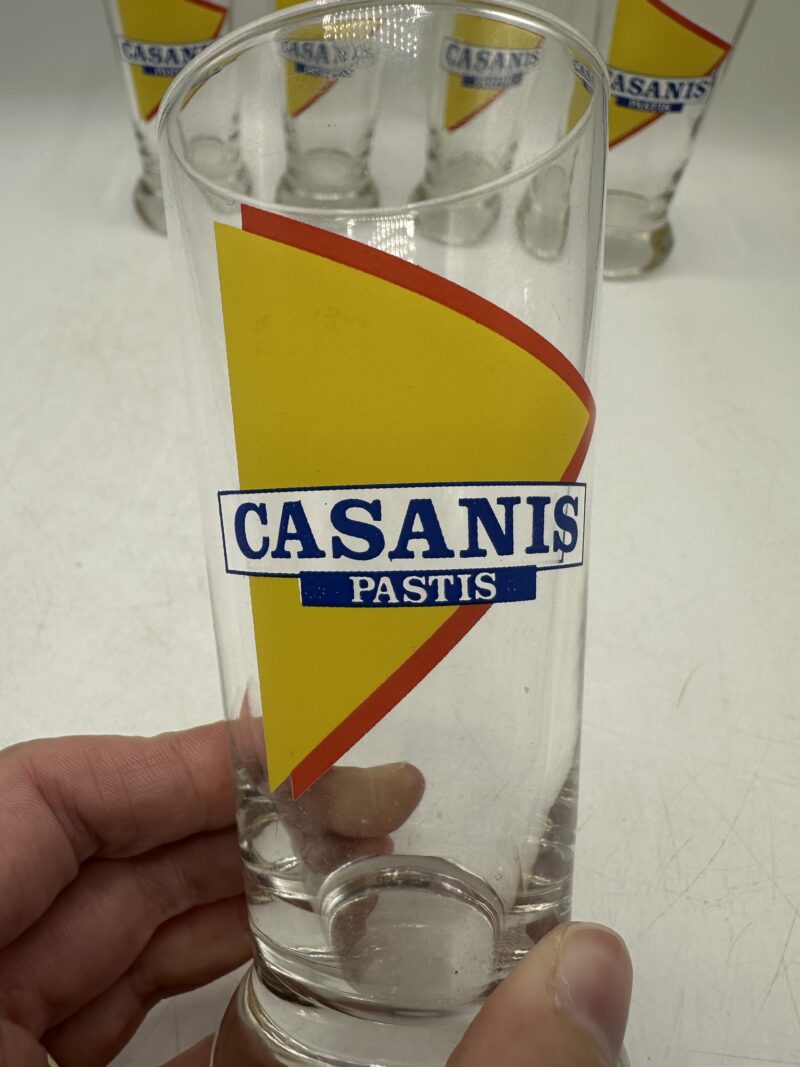 5 verres vintage Casanis – Image 6