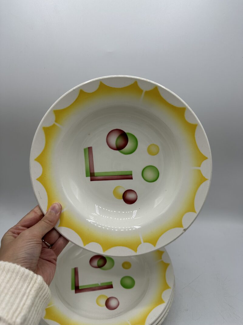4 assiettes Digoin Planètes – Image 4
