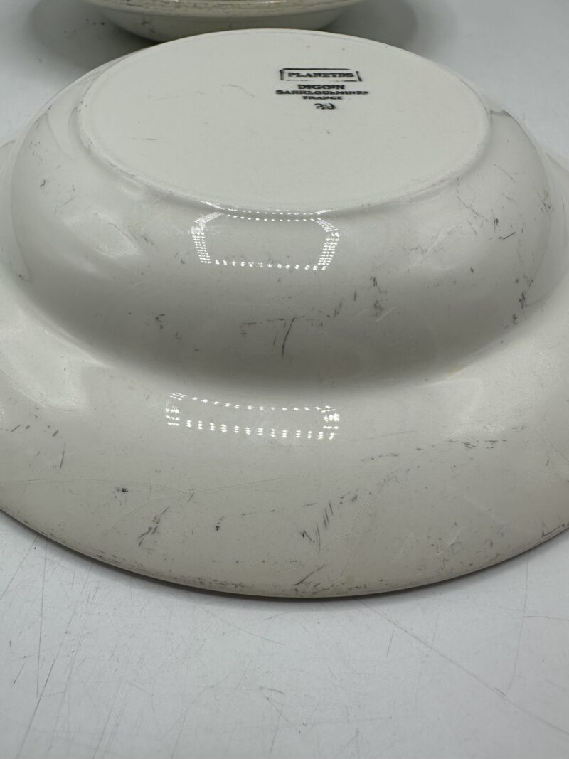 4 assiettes Digoin Planètes – Image 6