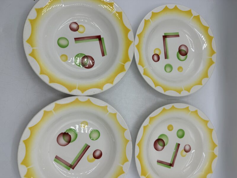 4 assiettes Digoin Planètes – Image 12