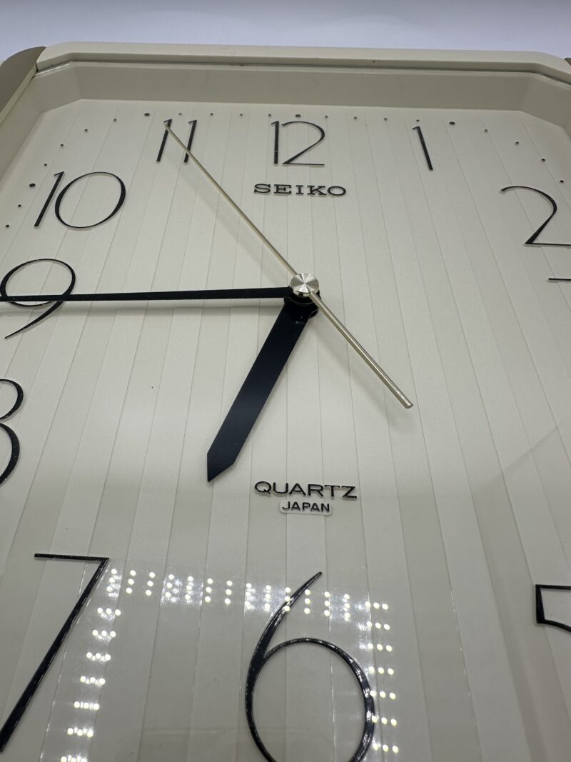 Horloge murale Seiko vintage – Image 4