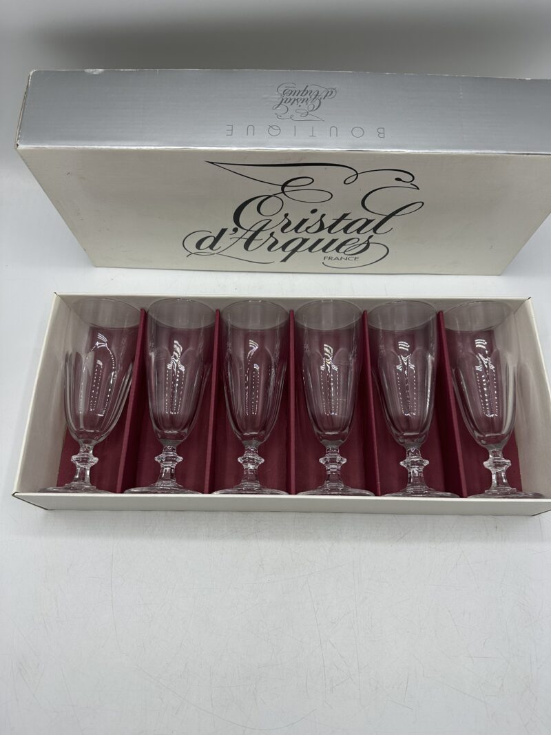Flûtes cristal d’Arques Rambouillet – Image 4