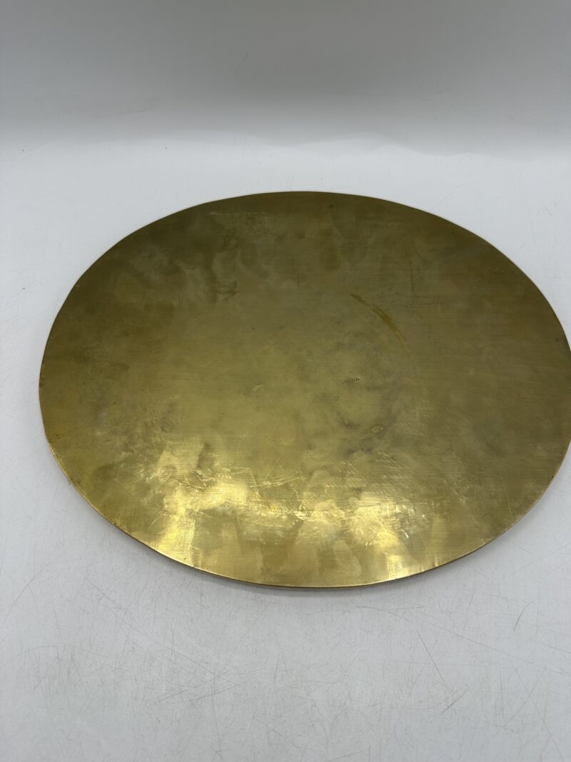 Plateau chinois laiton gravé – Image 8