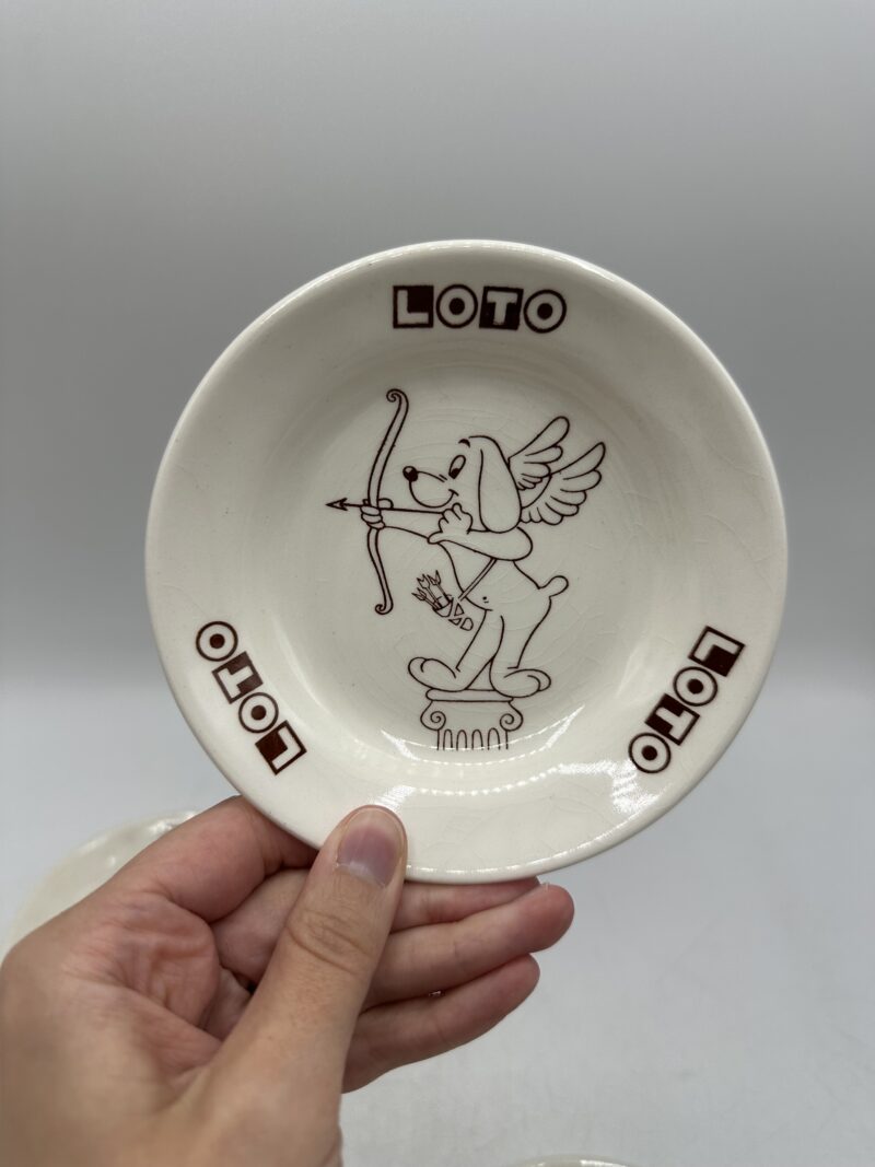 4 cendriers vintage Loto Gien – Image 6