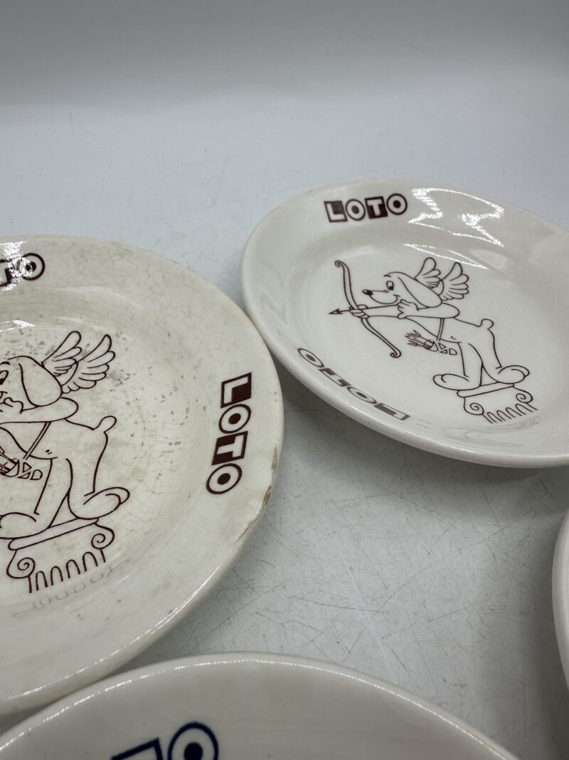 4 cendriers vintage Loto Gien – Image 9