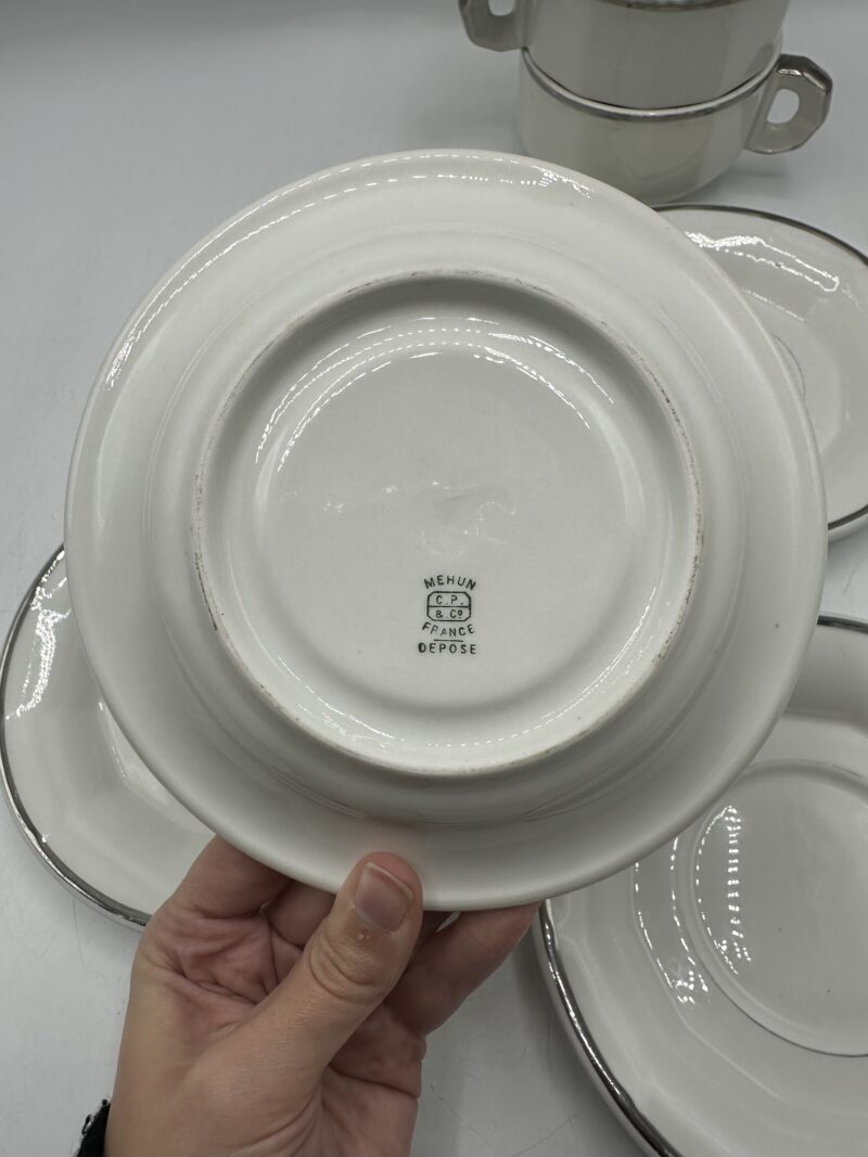 Tasses bistrot Mehun vintage – Image 15