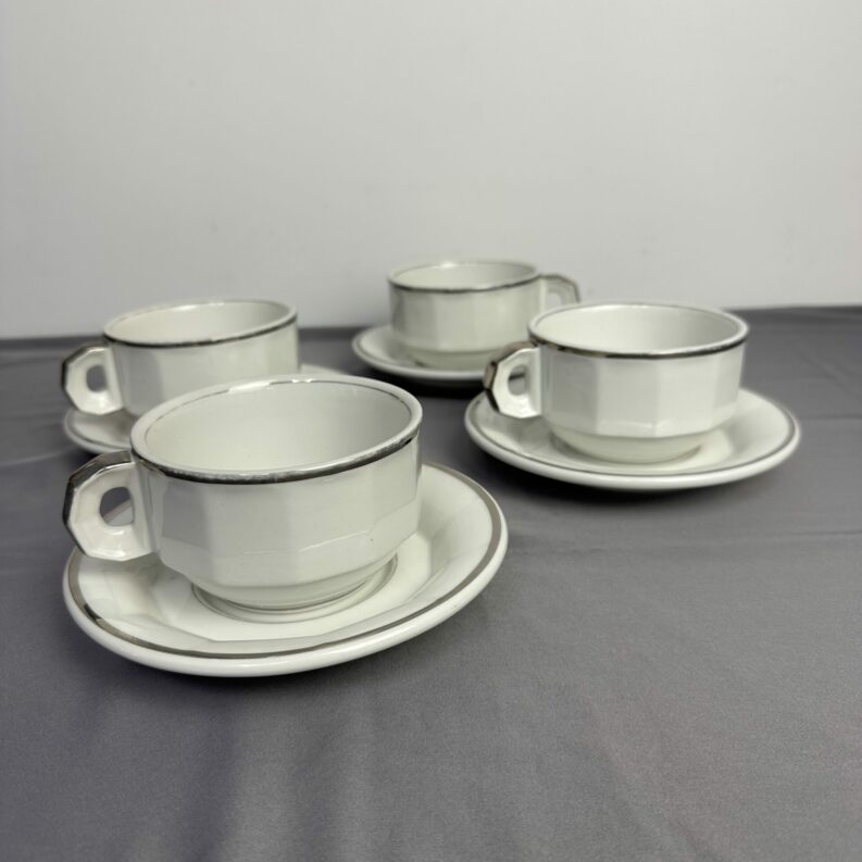 Tasses bistrot Mehun vintage