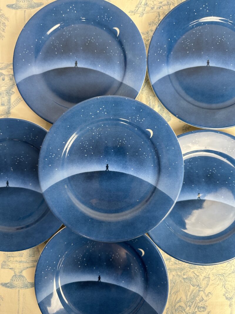 6 assiettes à dessert Pillivuyt