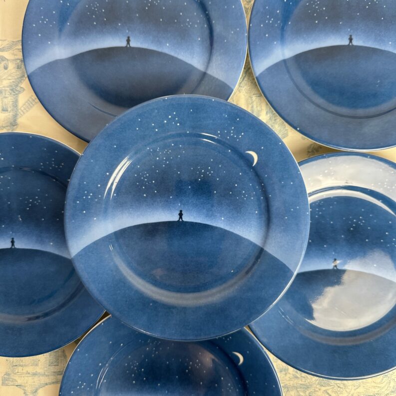 6 assiettes à dessert Pillivuyt