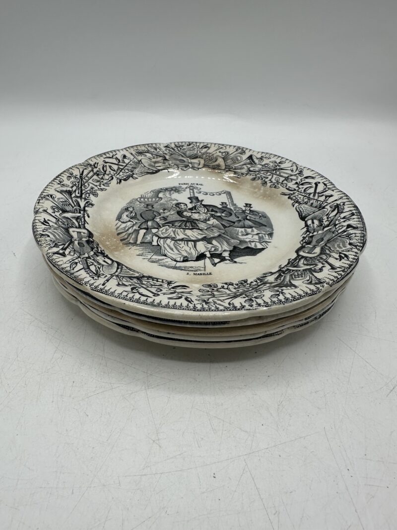 Assiettes Choisy Le Roi "Paris au bal" – Image 2