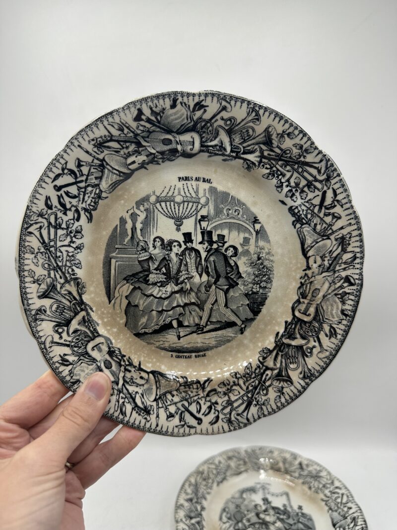 Assiettes Choisy Le Roi "Paris au bal" – Image 5
