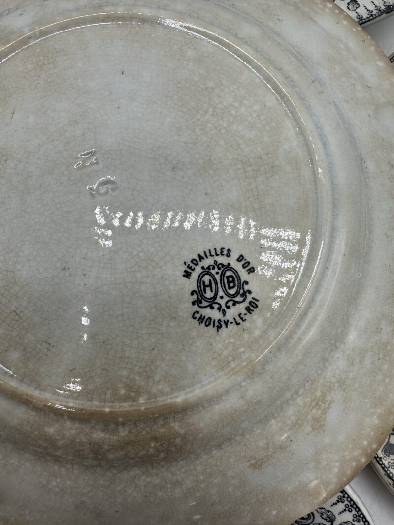 Assiettes Choisy Le Roi "Paris au bal" – Image 11