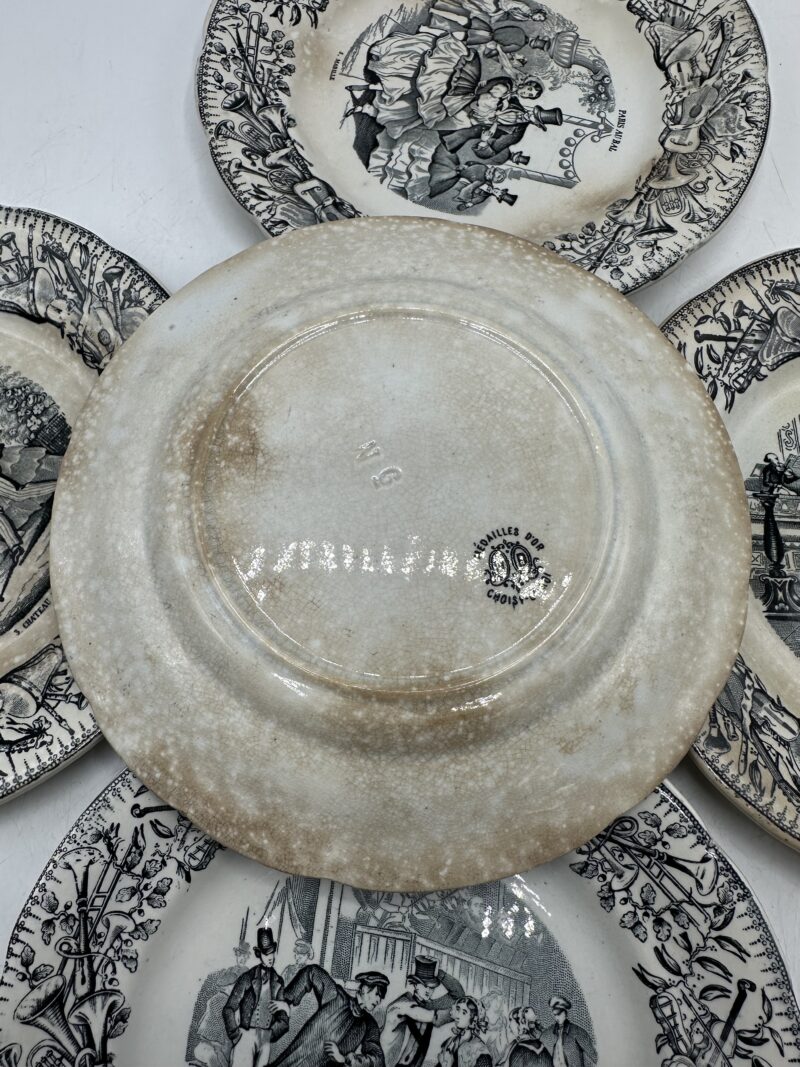 Assiettes Choisy Le Roi "Paris au bal" – Image 12