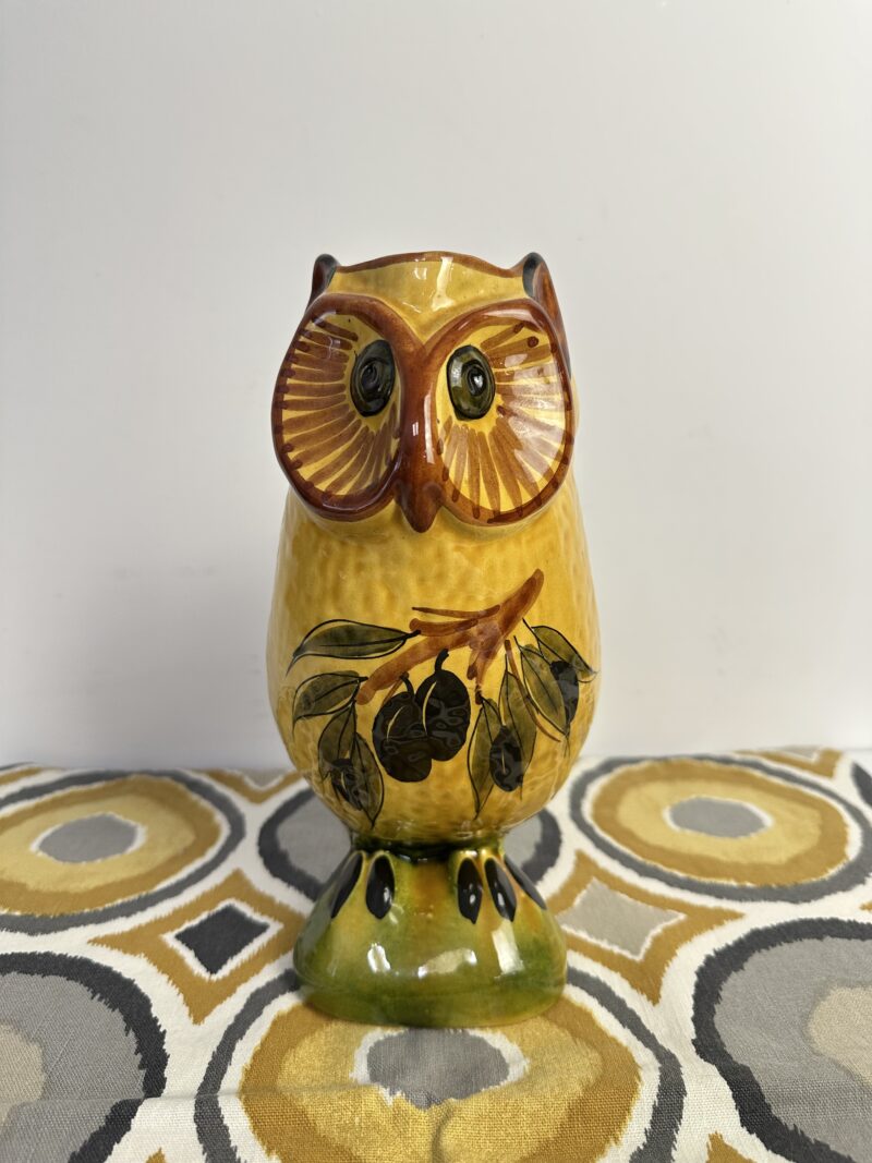 Vase hibou zoomorphe vintage