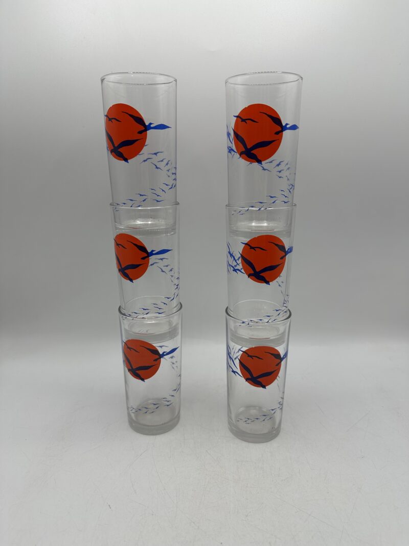 6 verres à orangeade Borgonovo Italy – Image 2