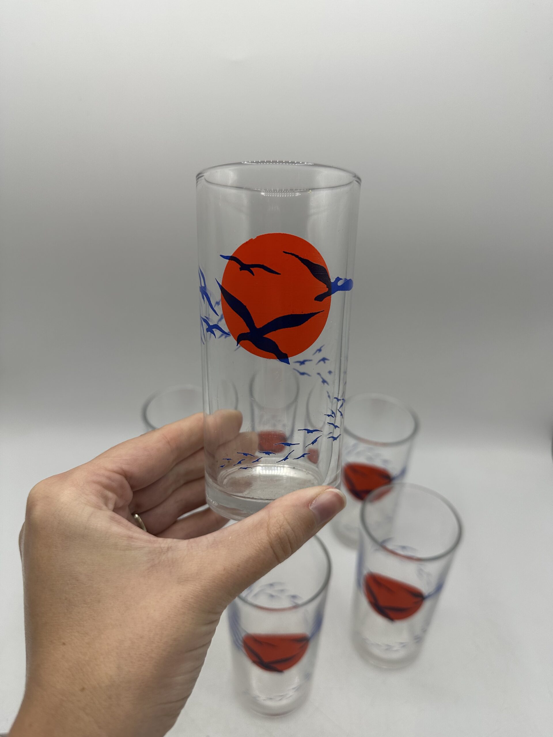 6 verres à orangeade Borgonovo Italy – Image 7