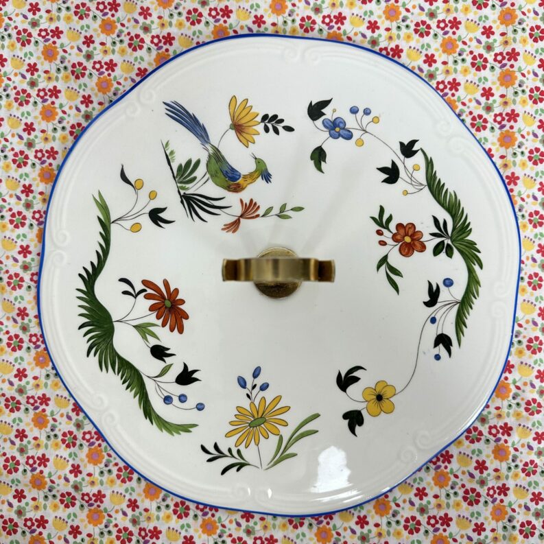 Plateau à fromage oiseau de paradis Gien