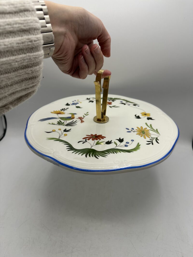 Plateau à fromage oiseau de paradis Gien – Image 8