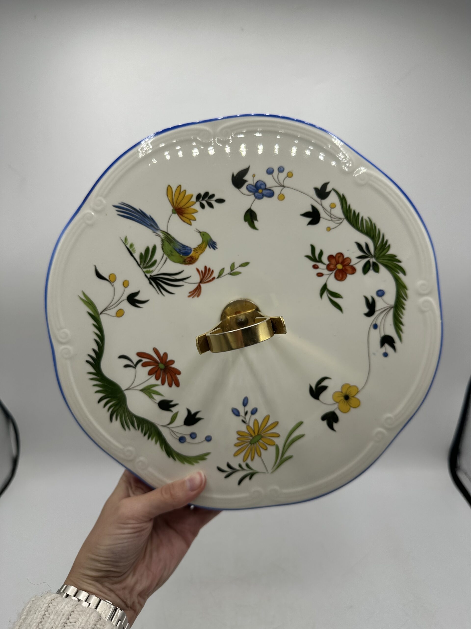 Plateau à fromage oiseau de paradis Gien – Image 9