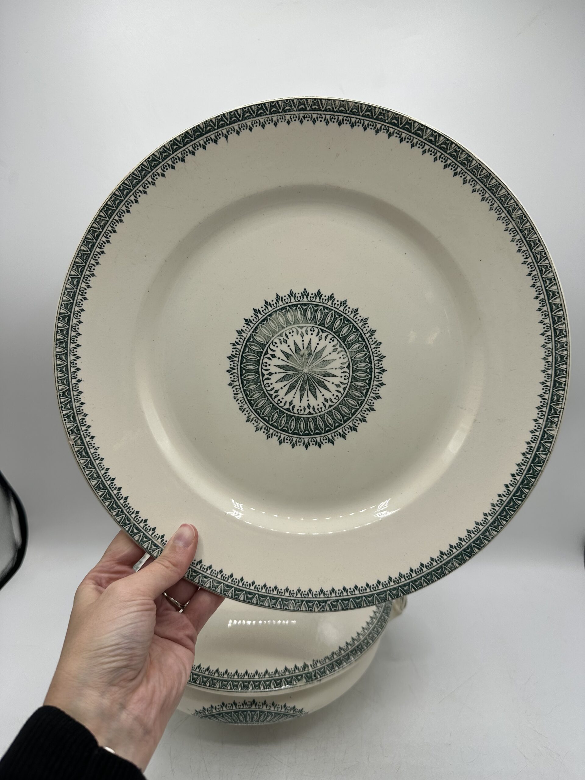 Soupière et plat Creil et Montereau Labrador – Image 6