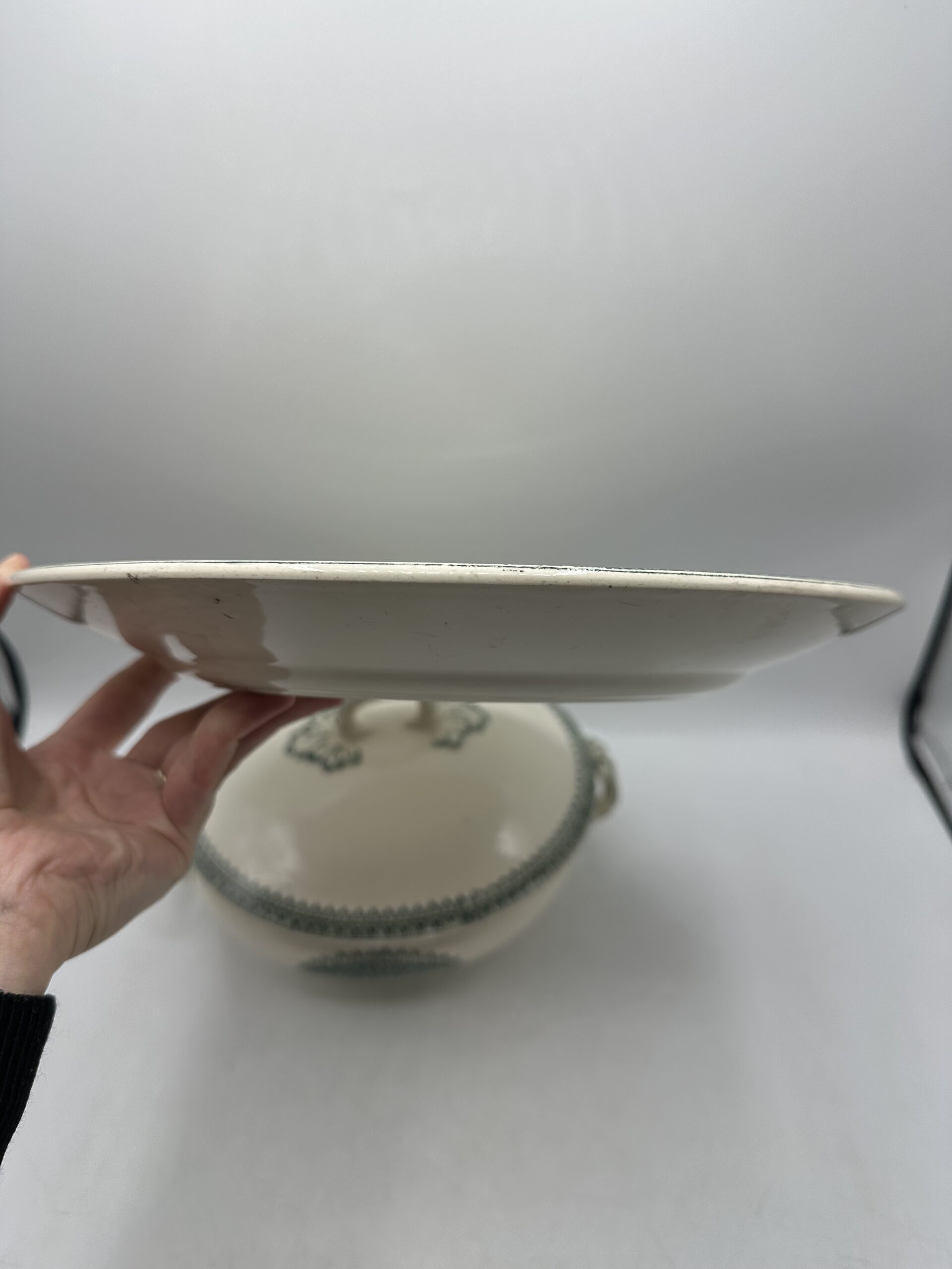 Soupière et plat Creil et Montereau Labrador – Image 7