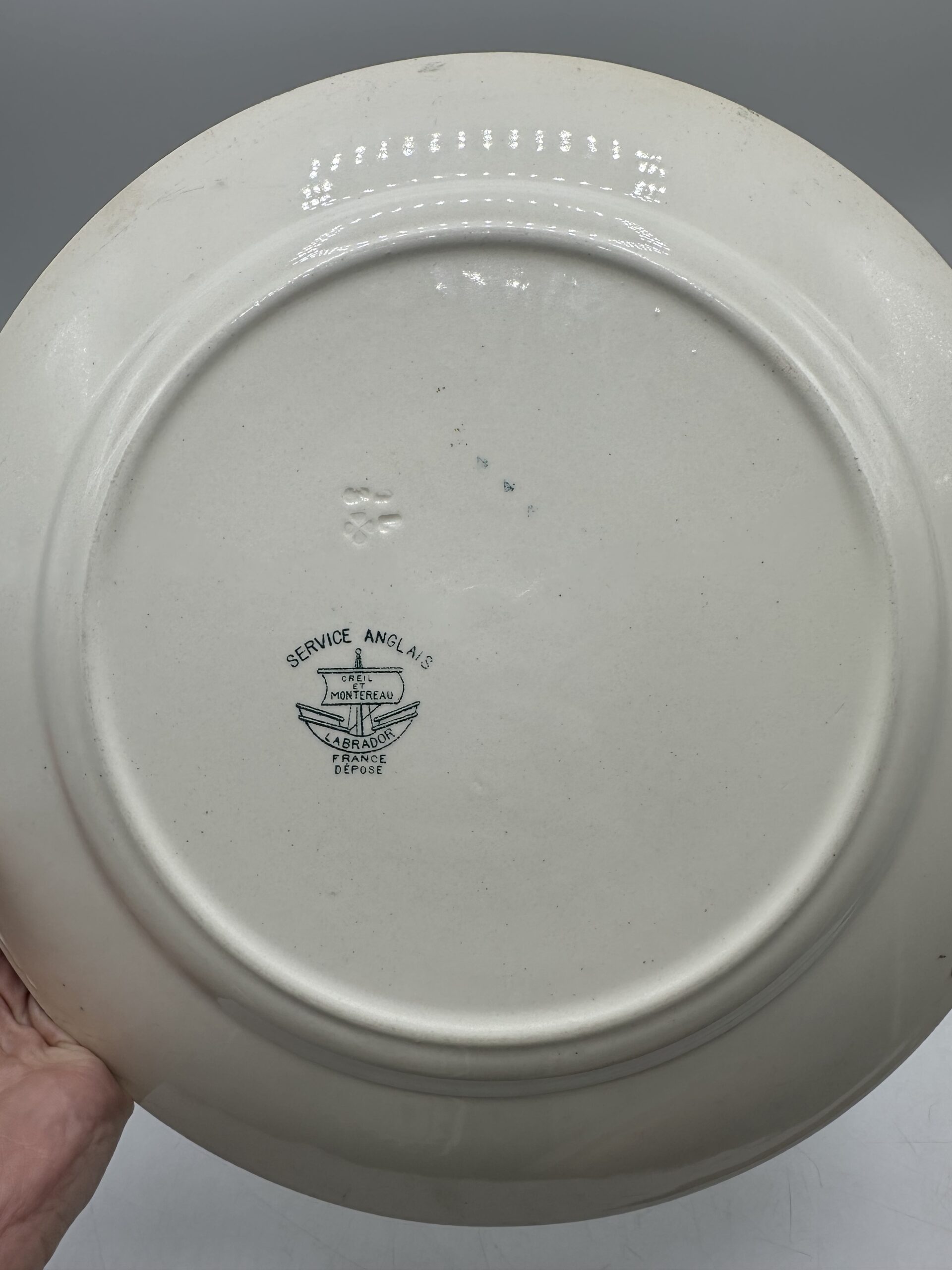 Soupière et plat Creil et Montereau Labrador – Image 8