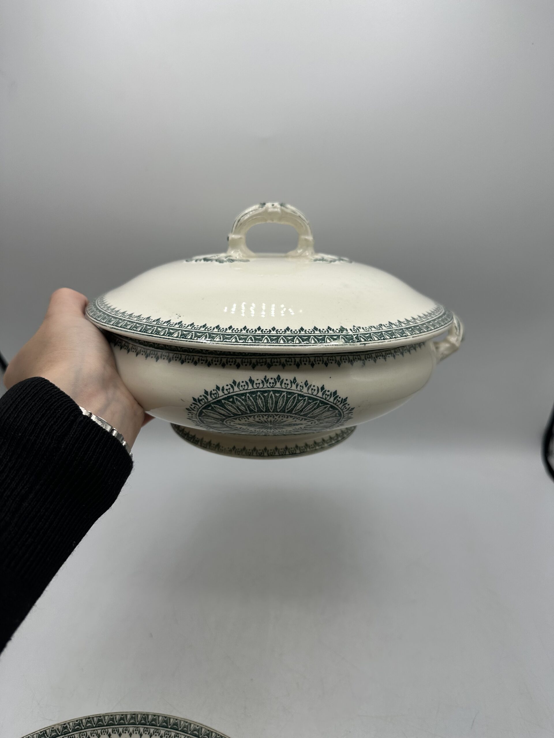 Soupière et plat Creil et Montereau Labrador – Image 9