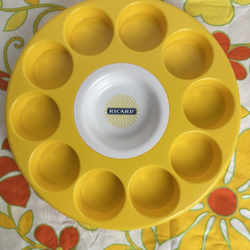 Plateau à verres Ricard vintage