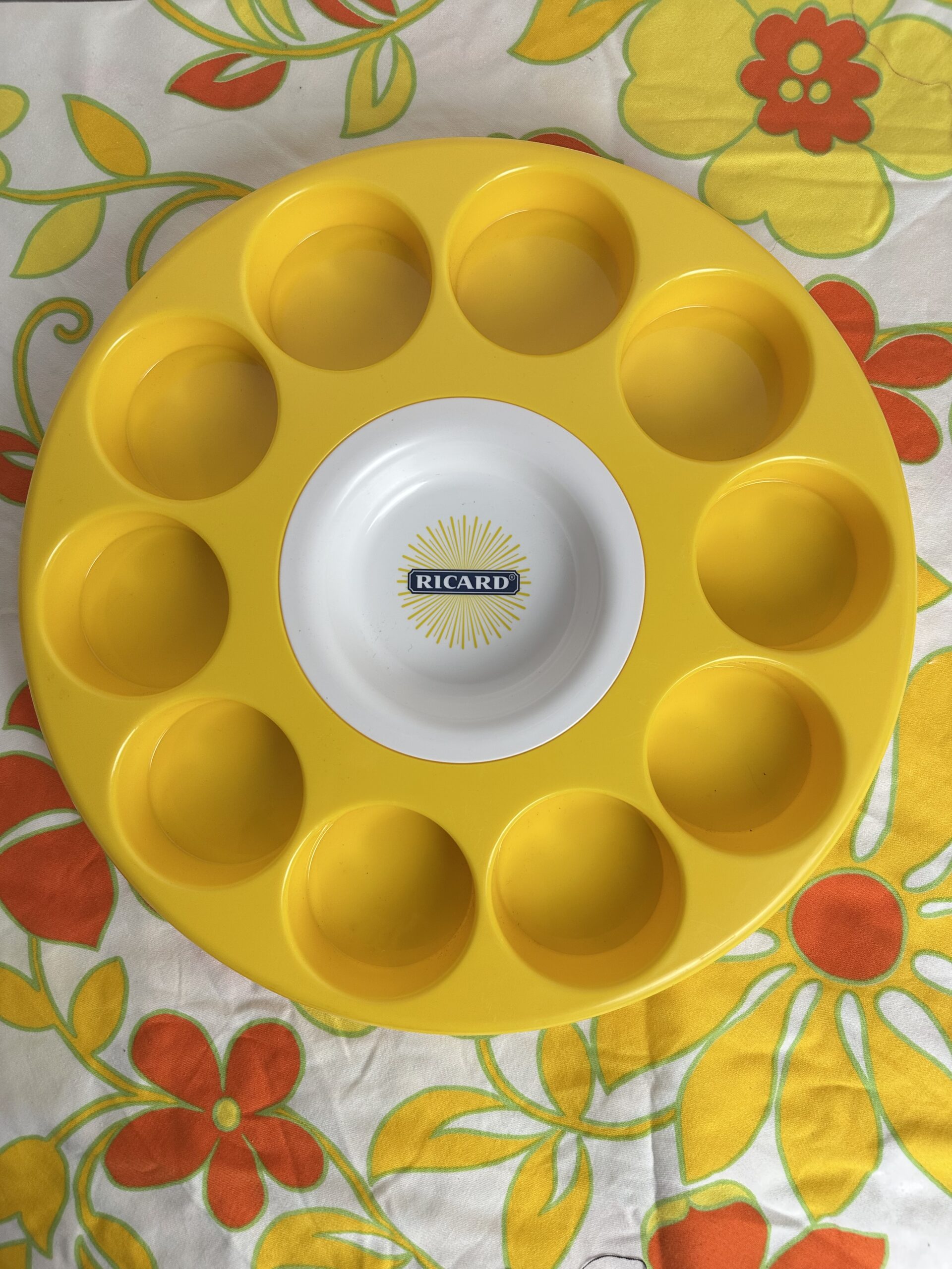 Plateau à verres Ricard vintage