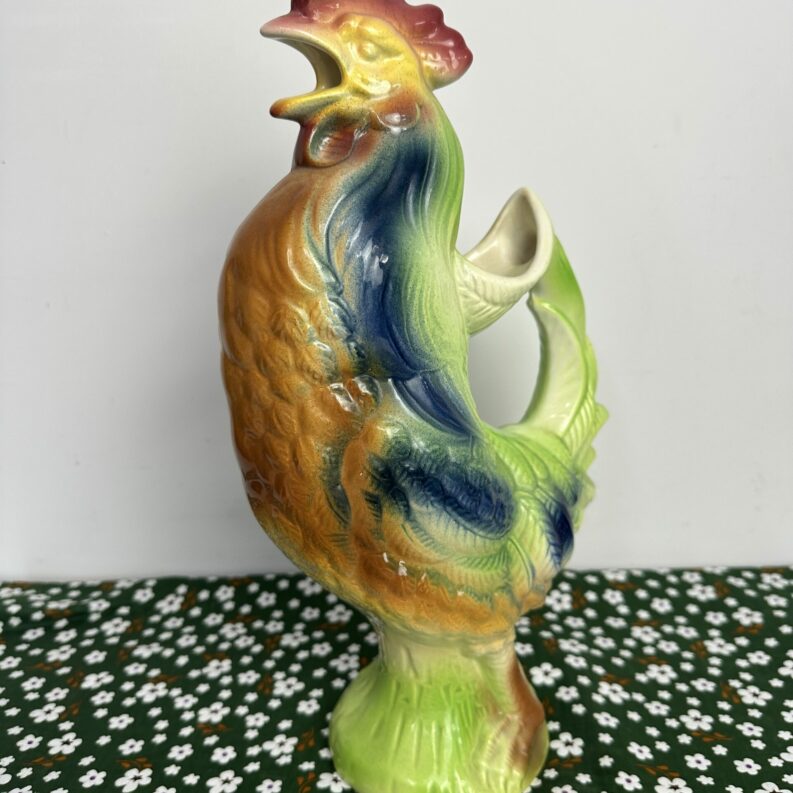 Pichet coq barbotine St Clément