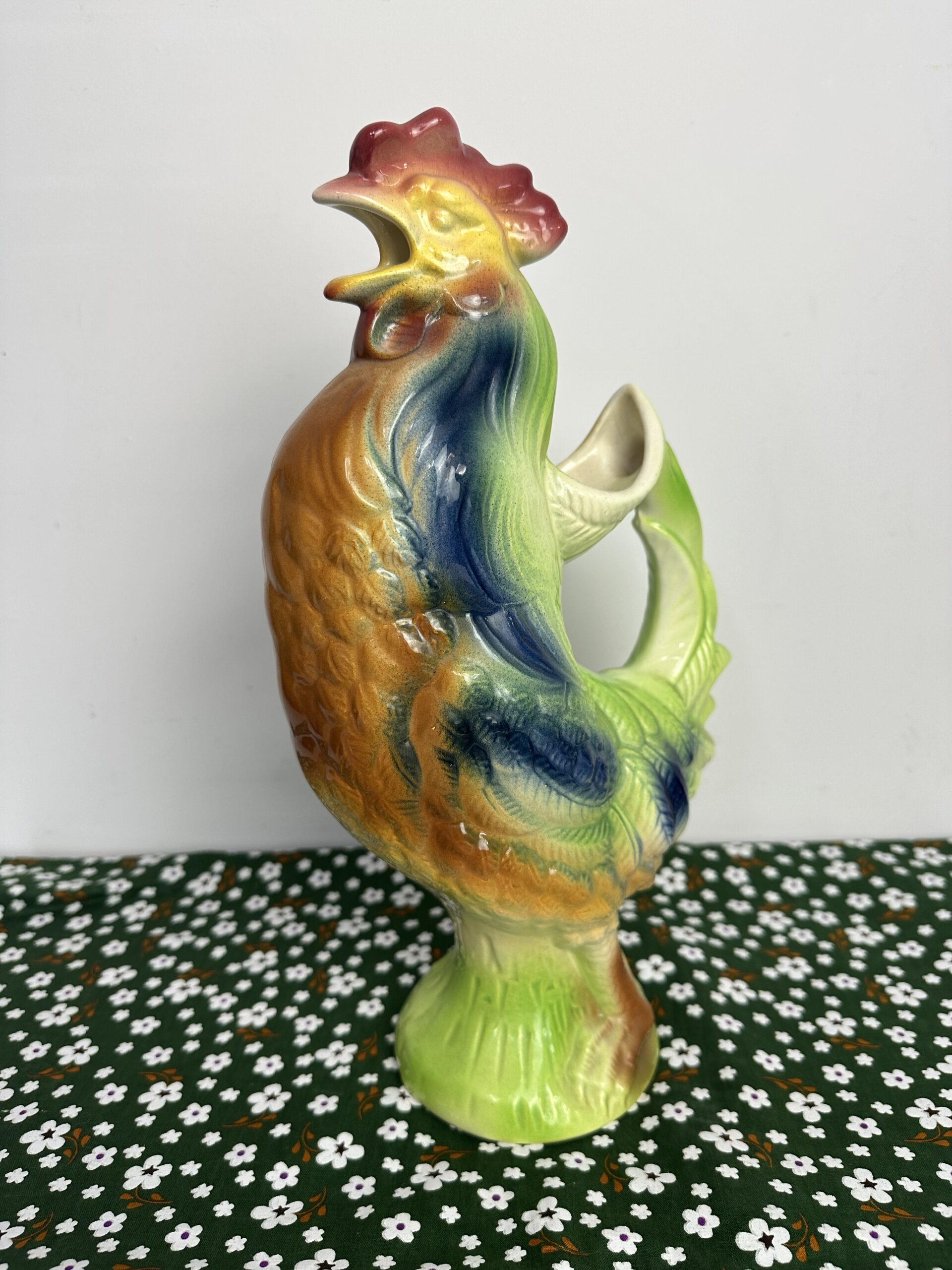 Pichet coq barbotine St Clément