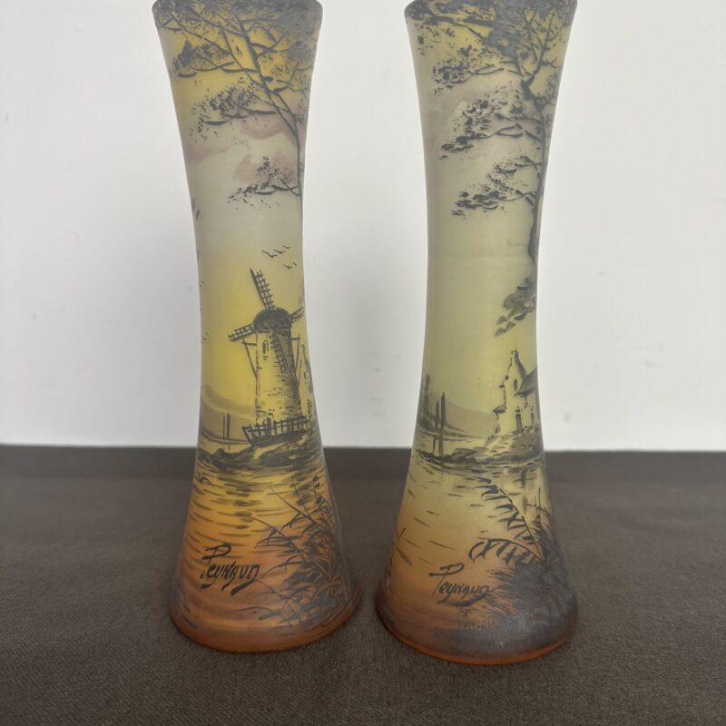 Duo de vases Peynaud style Art Déco