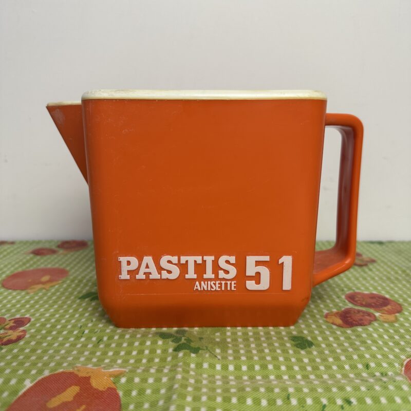 Pichet Pastis 51 vintage orange