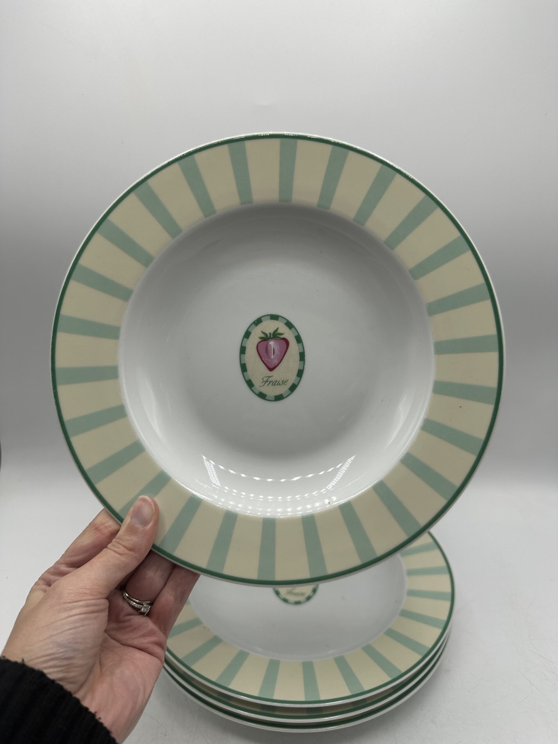 Assiettes creuses Guy Degrenne Tendre Jardin – Image 4