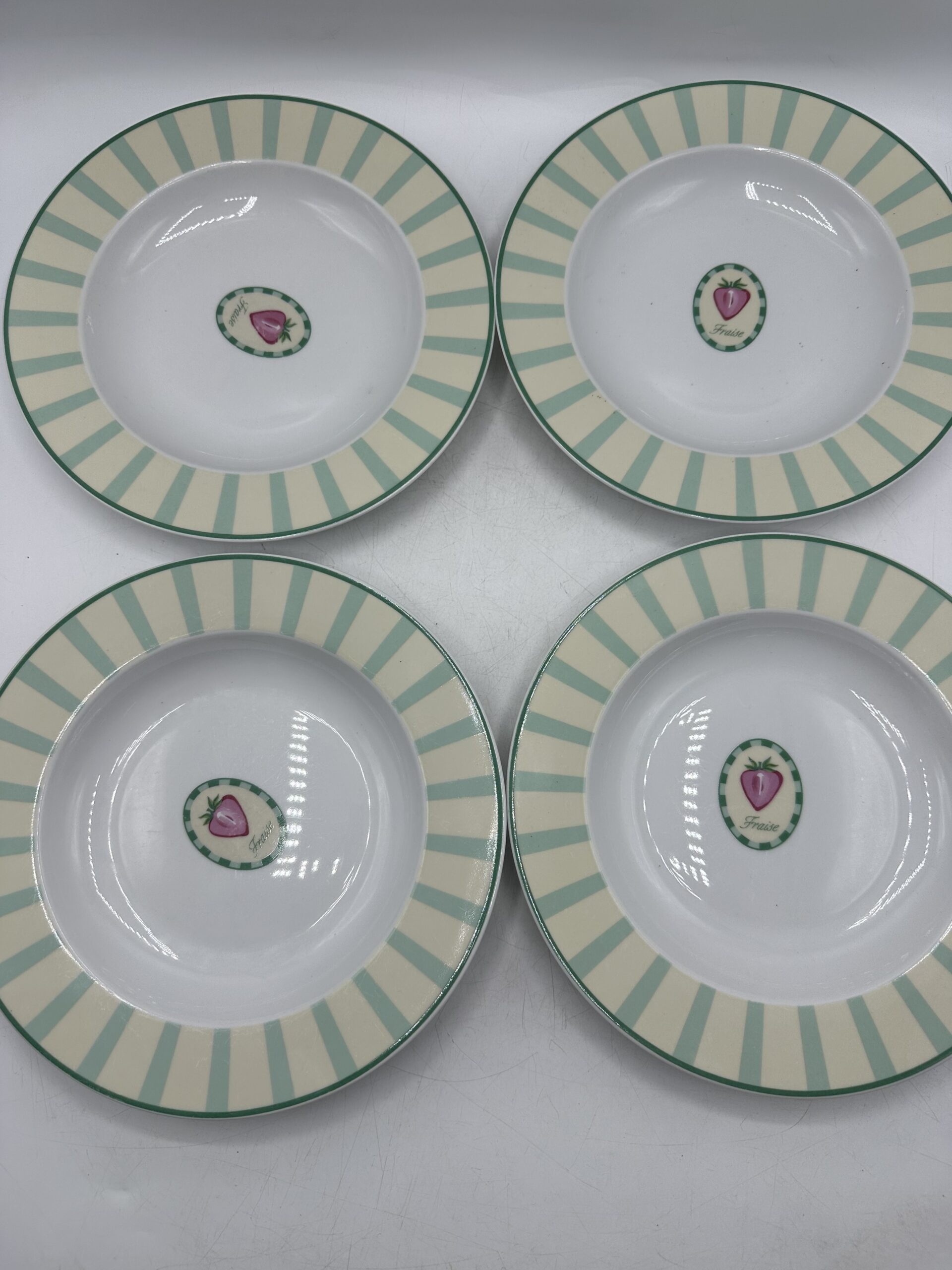 Assiettes creuses Guy Degrenne Tendre Jardin – Image 8