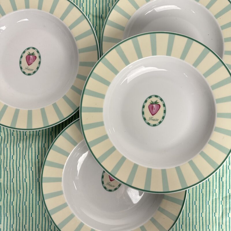 Assiettes creuses Guy Degrenne Tendre Jardin