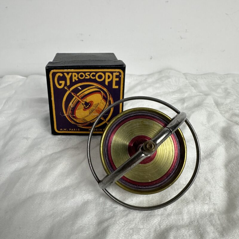 Ancien gyroscope vintage M.W. Paris