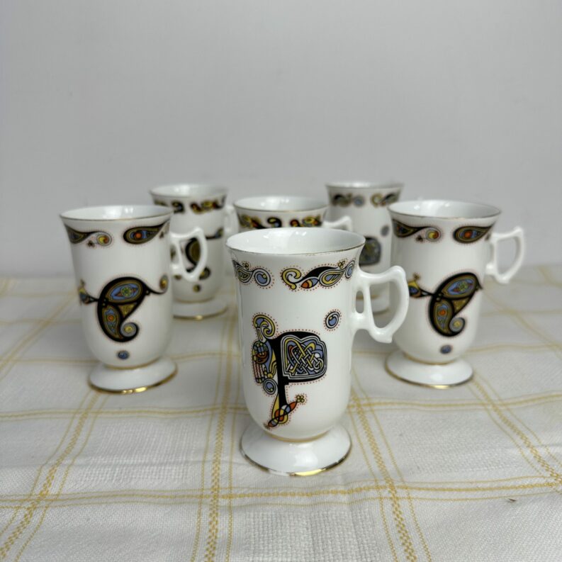 6 tasses celtiques Royal Tara