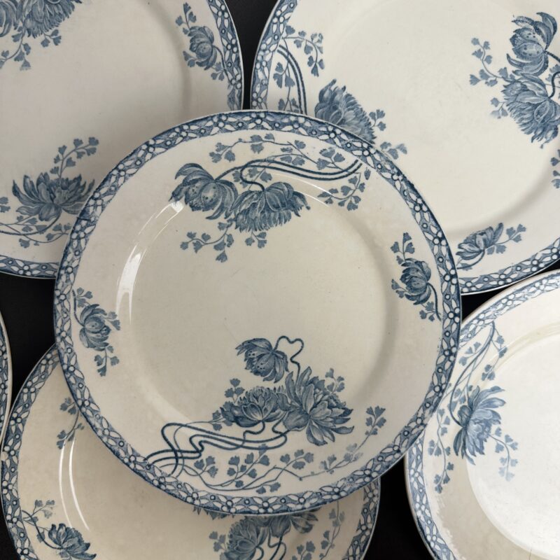 6 assiettes à dessert Royat Sarreguemines