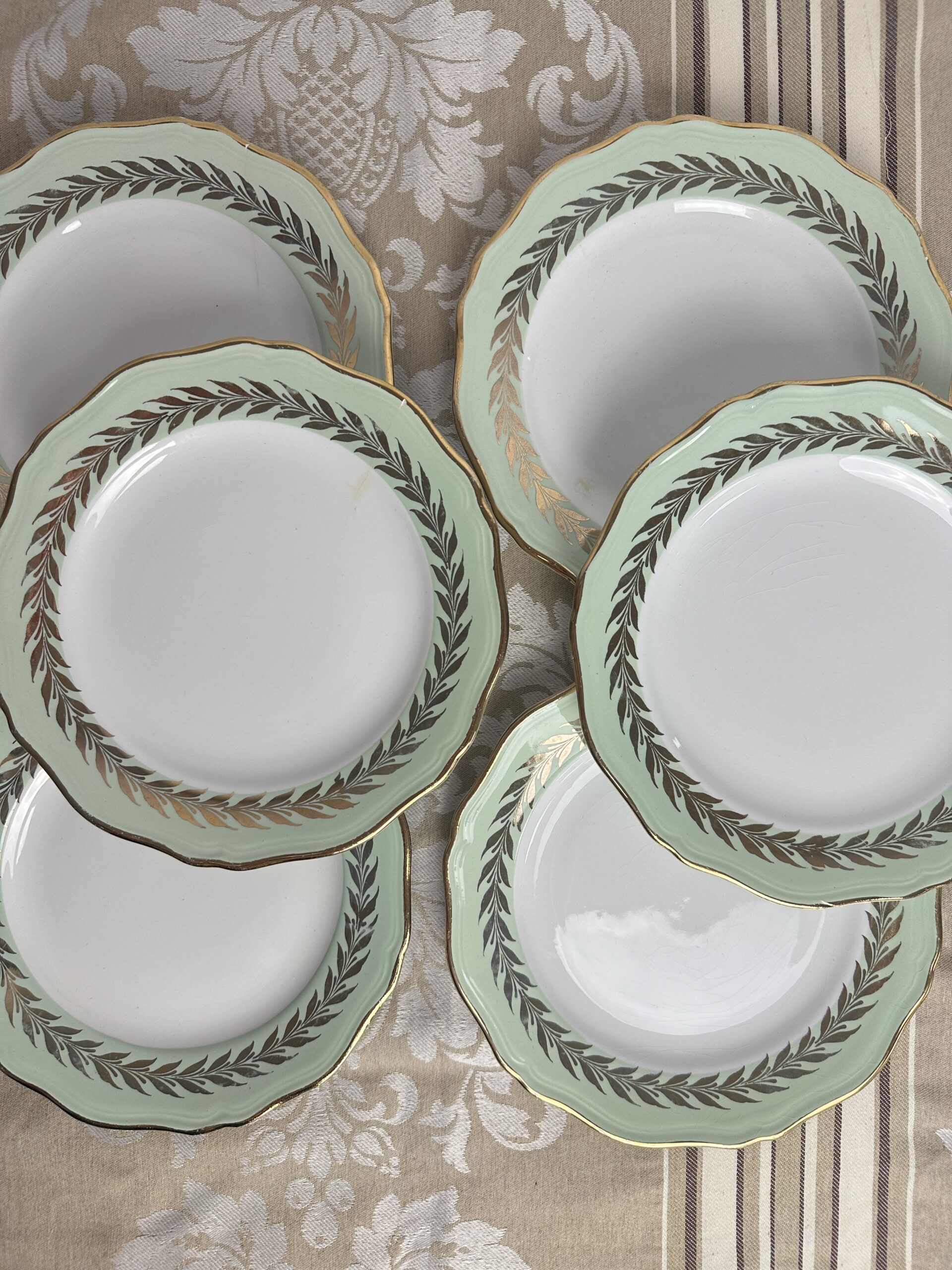 6 assiettes à dessert l'Amandinoise