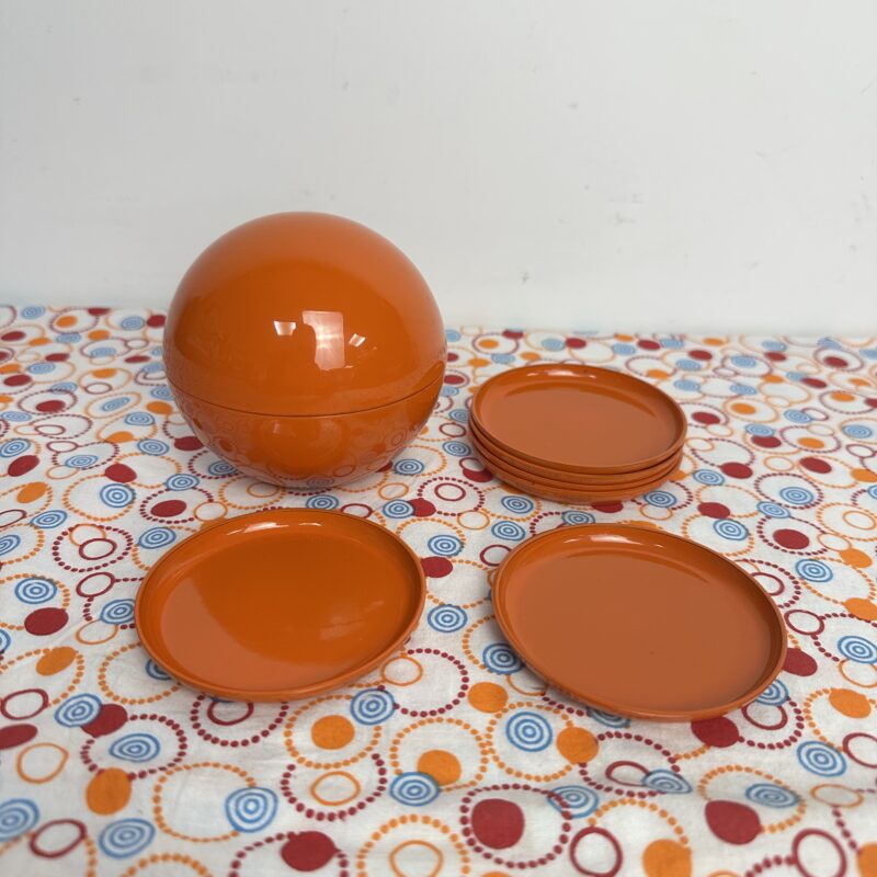 Dessous de verres vintage orange