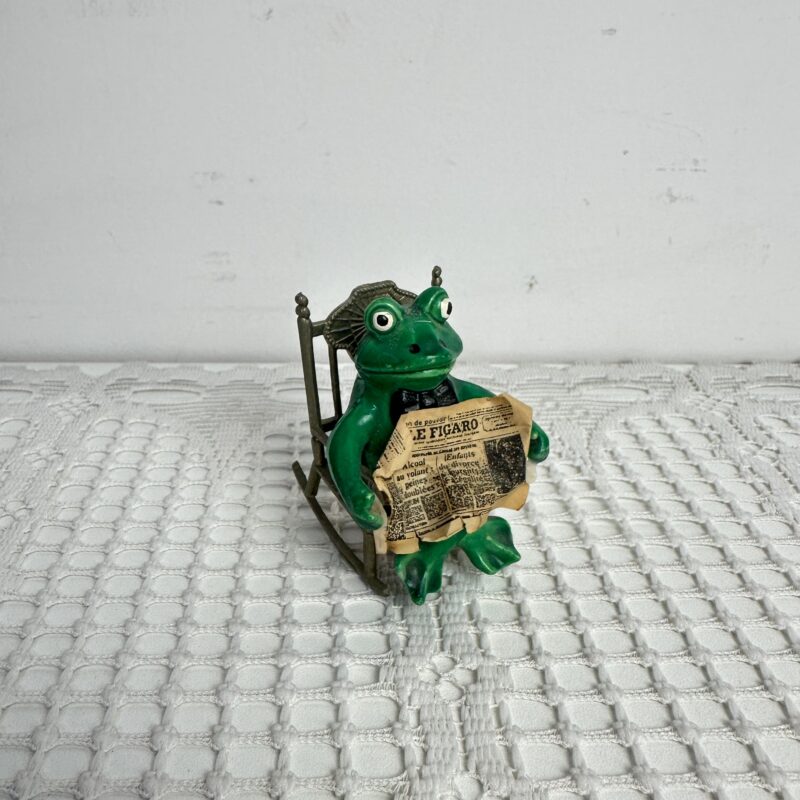 Figurine grenouille vintage