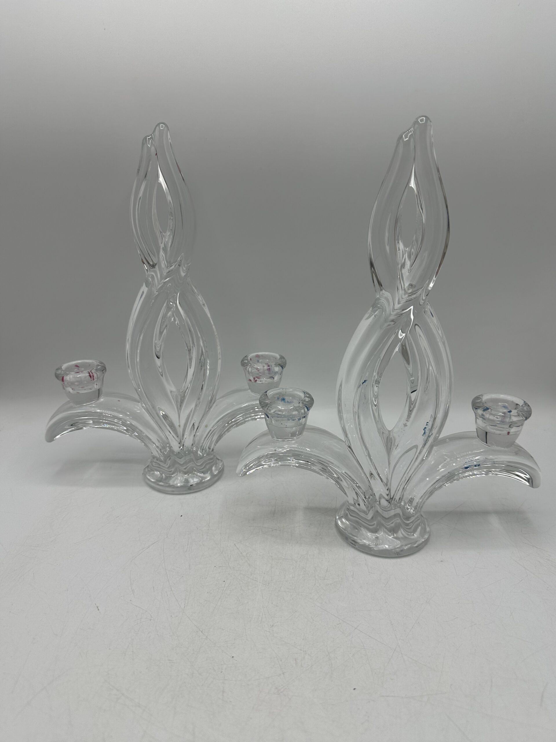 Duo bougeoirs cristal de Vannes – Image 3