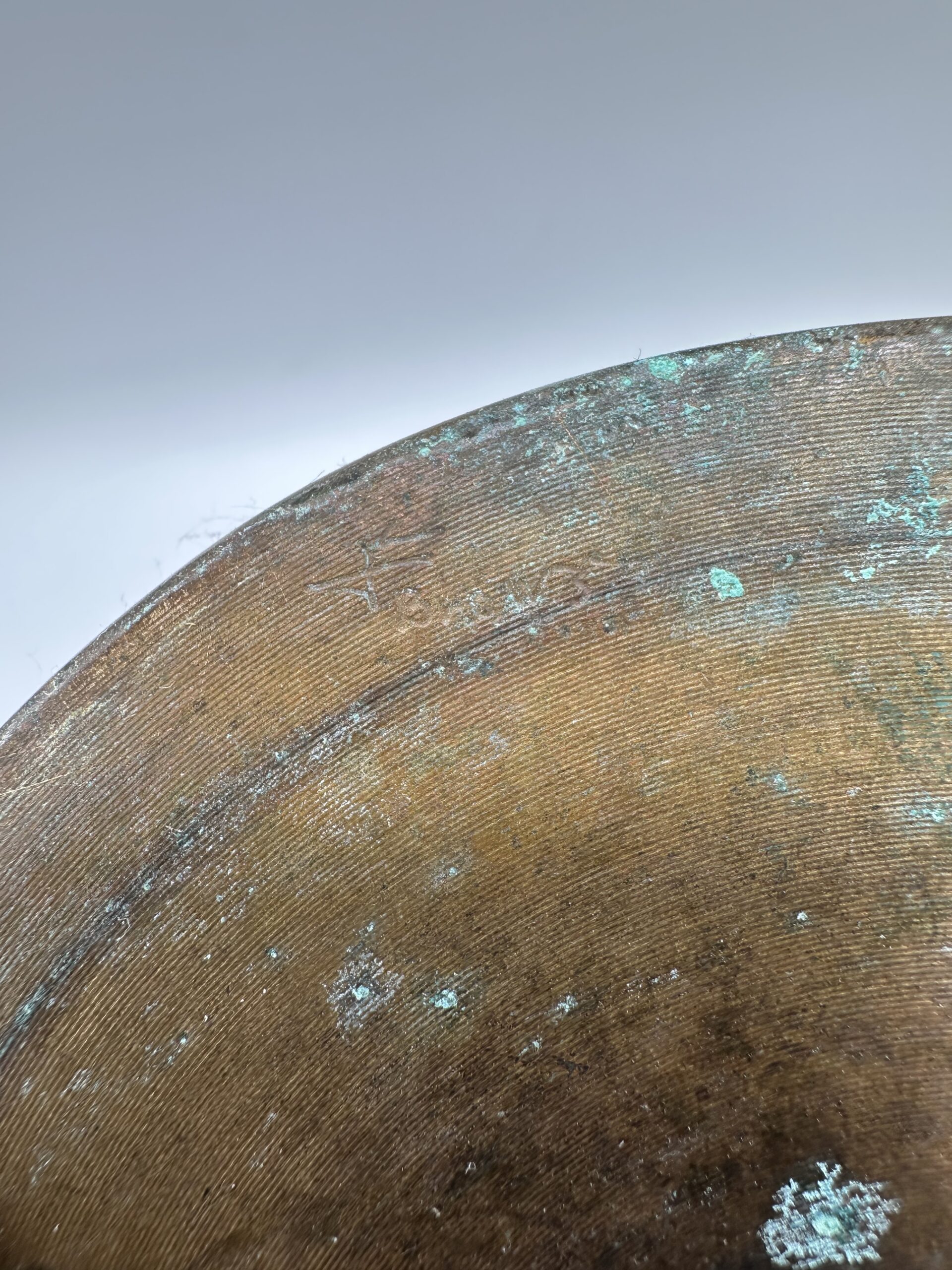 Ancien mortier et pilon en bronze années 60 – Image 4