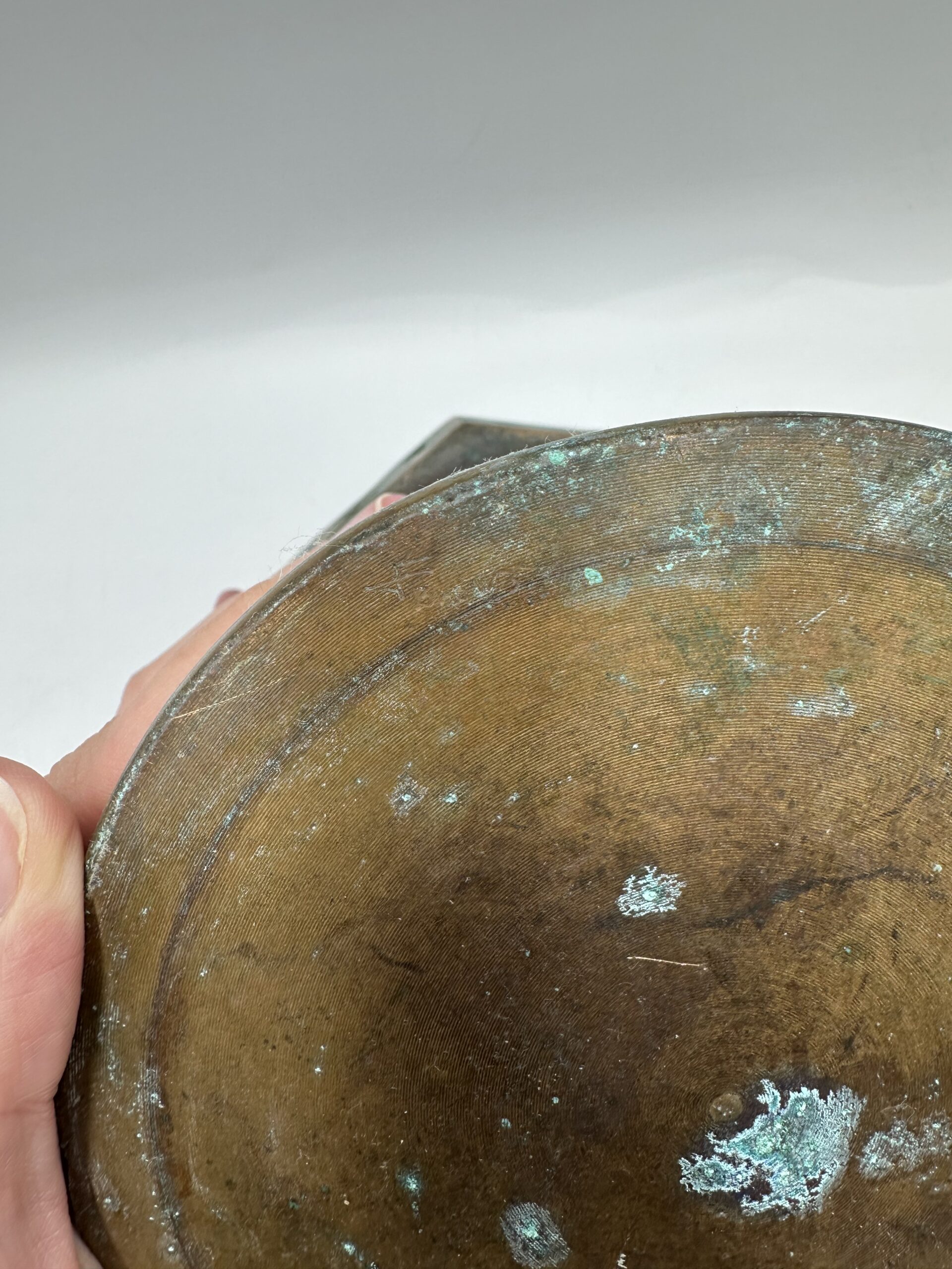 Ancien mortier et pilon en bronze années 60 – Image 3