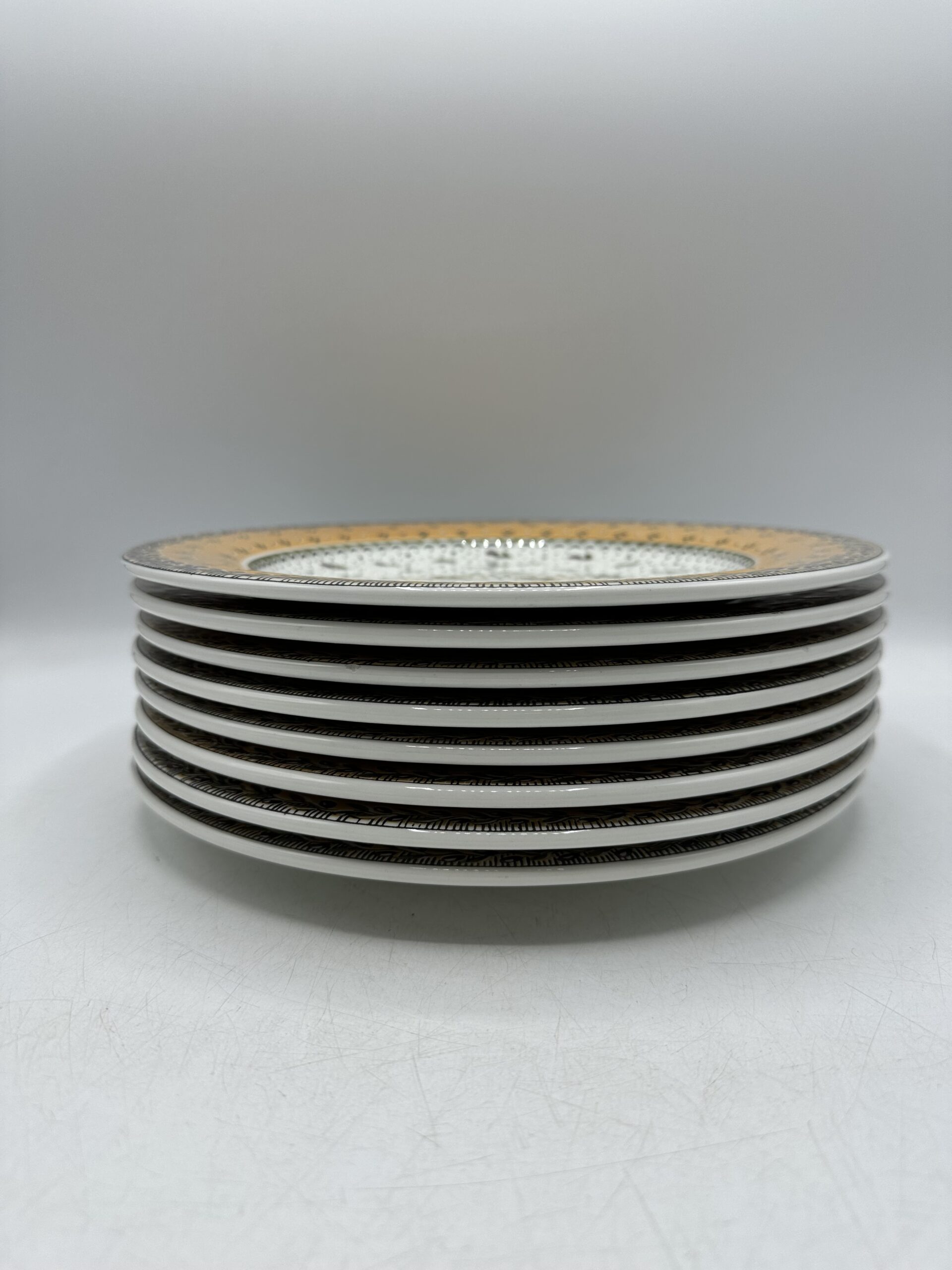 8 assiettes Geneviève Lethu Mado 1996 – Image 11