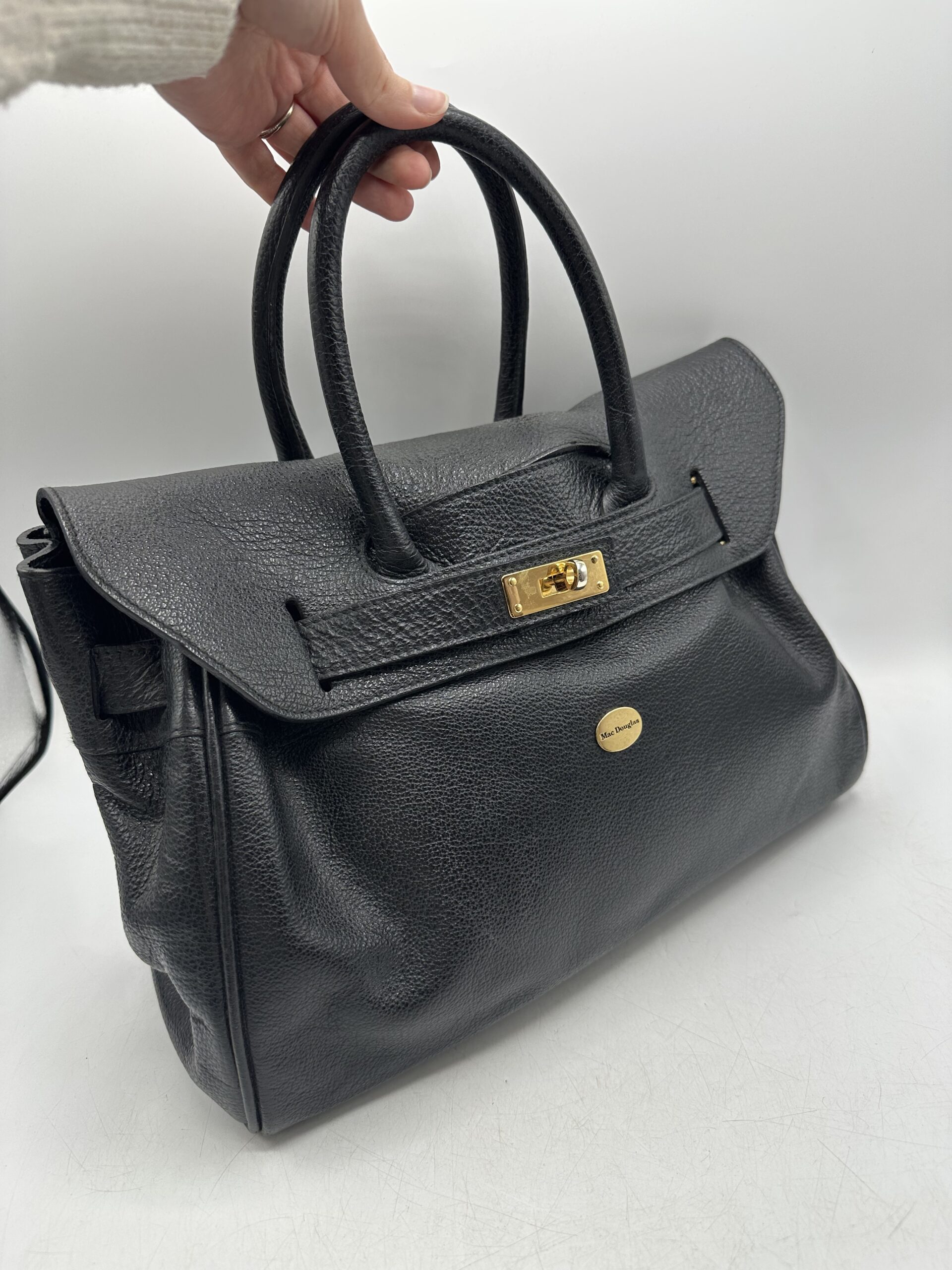 Sac à main Mac Douglas vintage cuir – Image 4