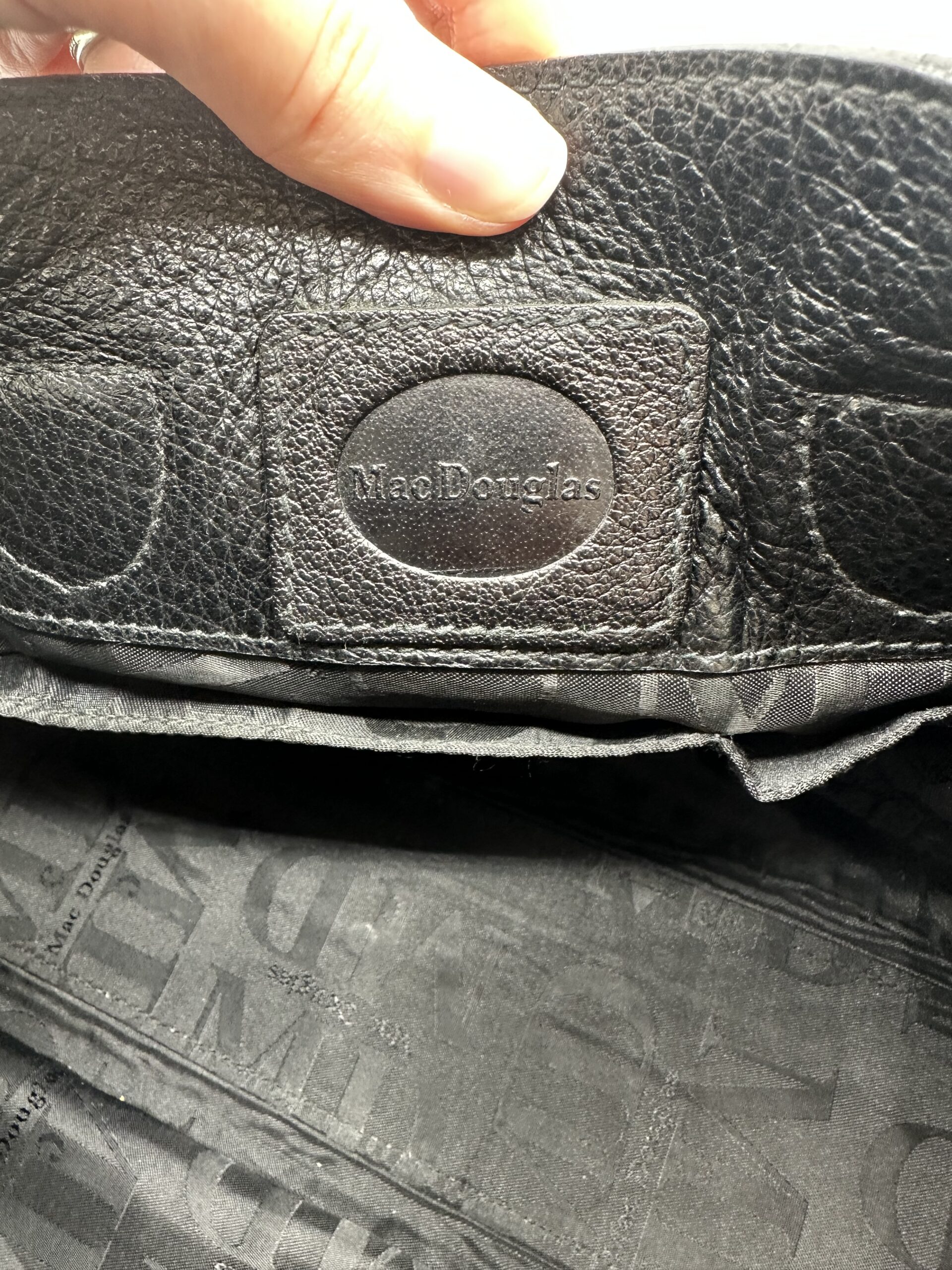 Sac à main Mac Douglas vintage cuir – Image 17