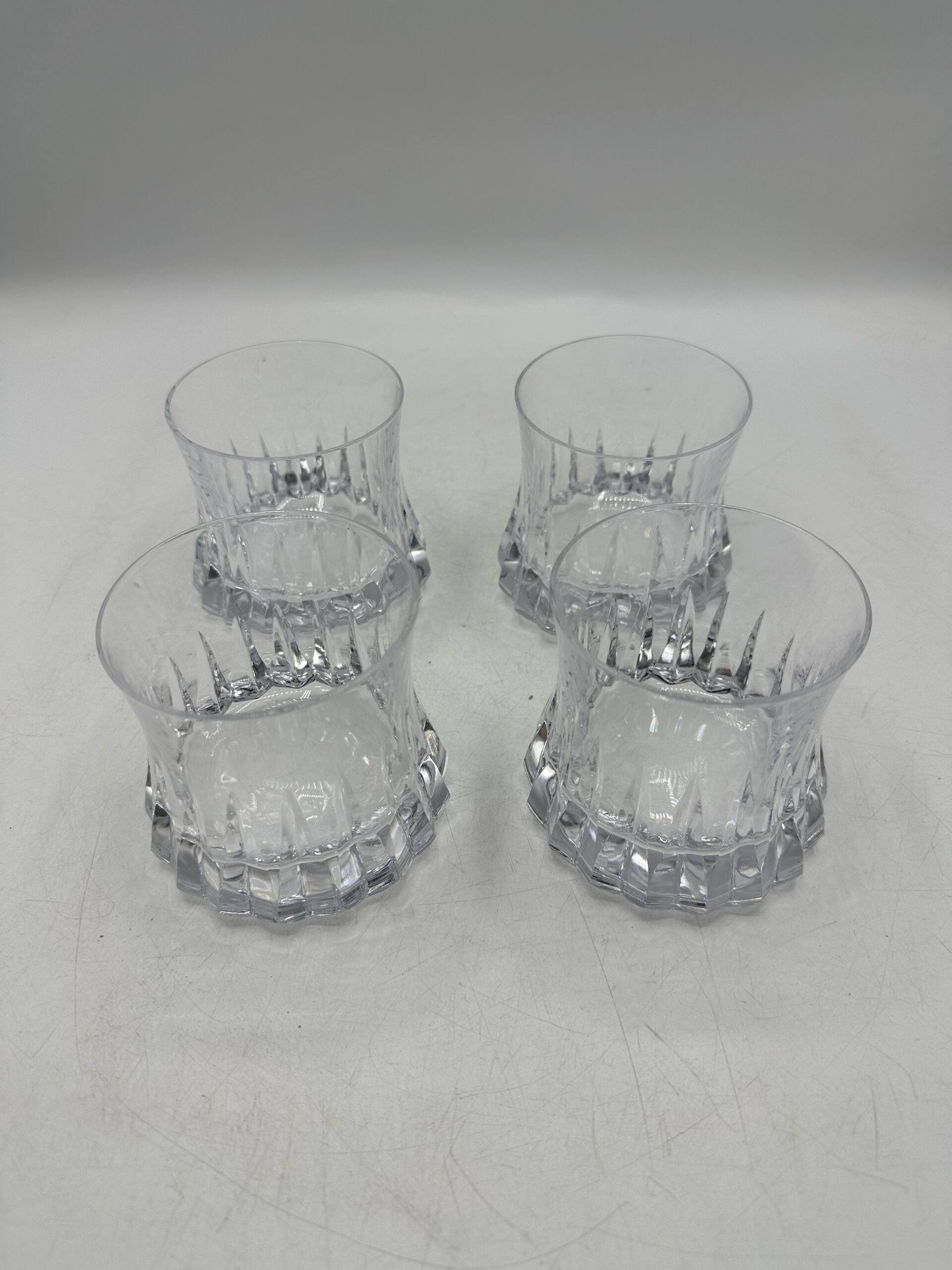 4 verres à whisky cristal Bayel – Image 2