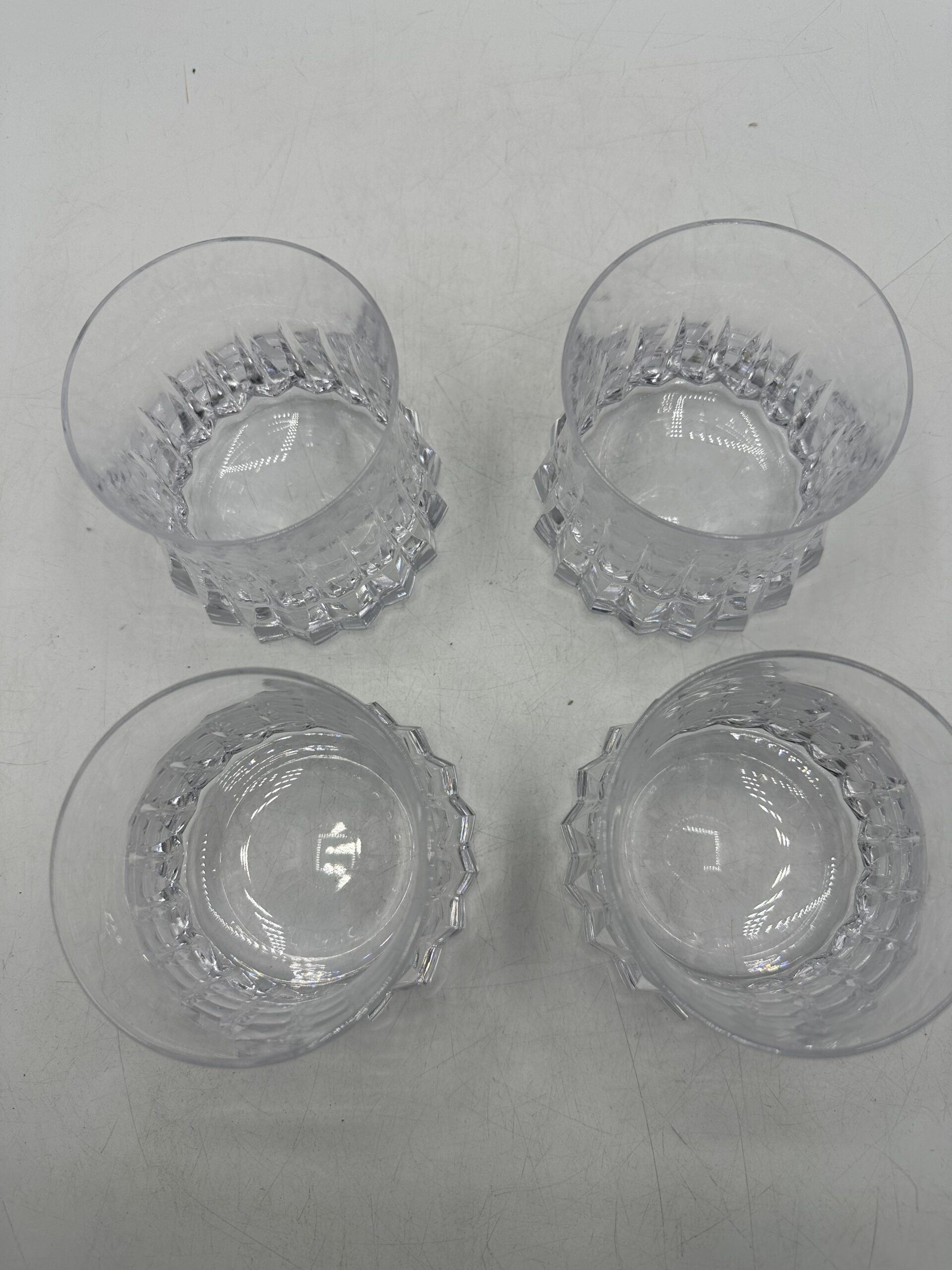 4 verres à whisky cristal Bayel – Image 4